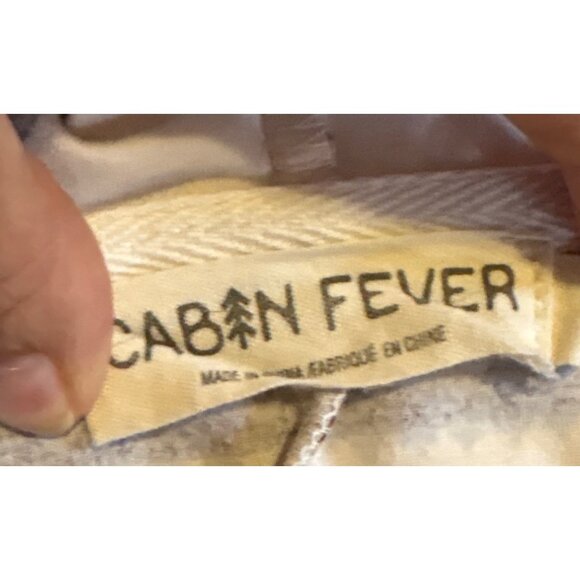 Cabin Fever Pajamas Hooded One Piece Woodland Animals Med Zipper Cozy - Picture 5 of 7